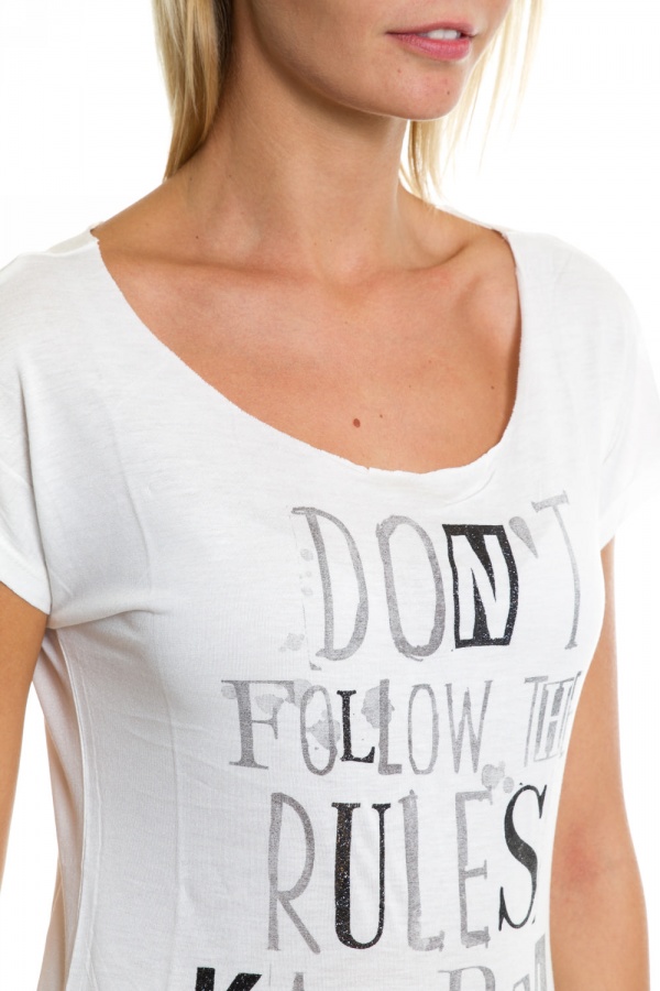 Damen T-shirt Kaporal TUNK H14 OFF WHITE