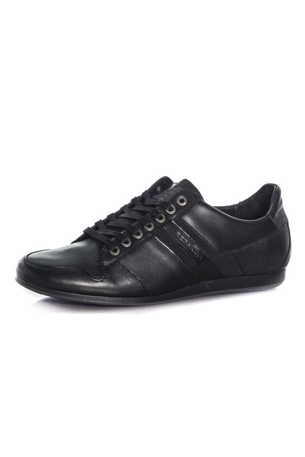 Baskets En Cuir Homme Redskins MAGE NOIR 