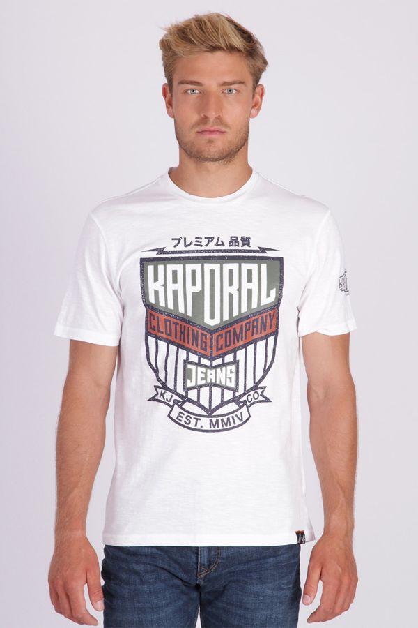 Tee Shirt Homme Kaporal ORZO WHITE