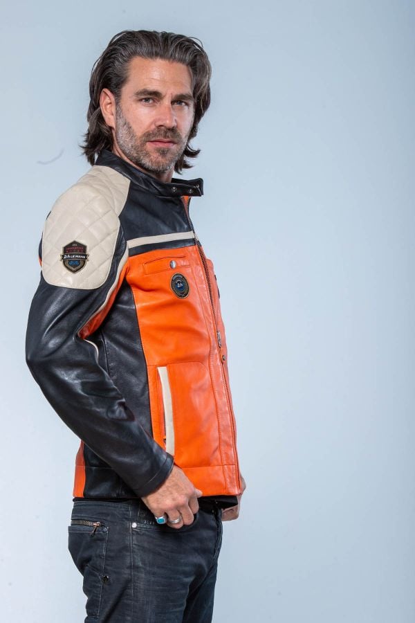 Blouson Homme 24h Le Mans LINO ORANGE