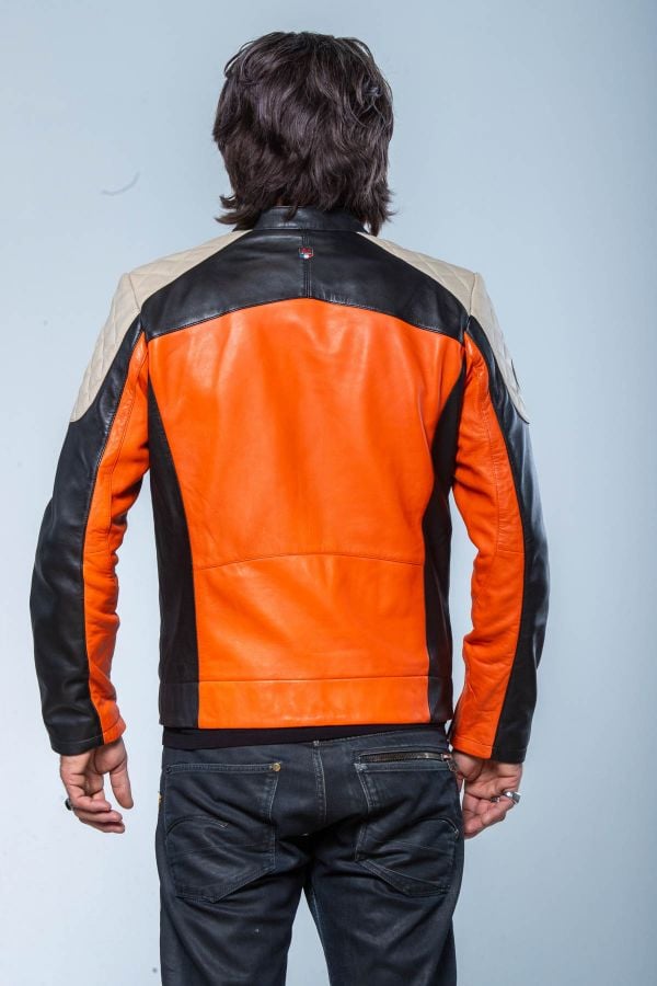 Blouson Homme 24h Le Mans LINO ORANGE