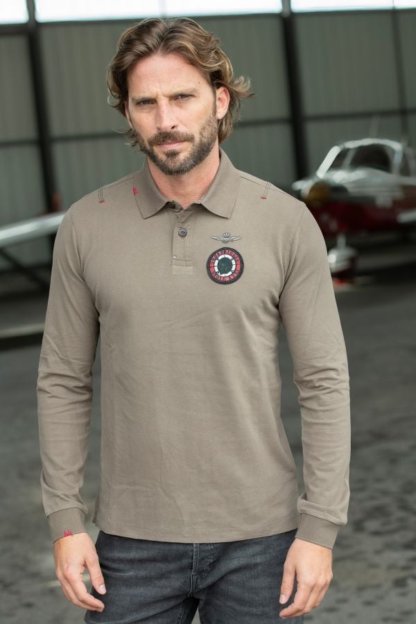 Polo Uomo Aeronautica Militare PO1810J564 57568 LIGHT MUD