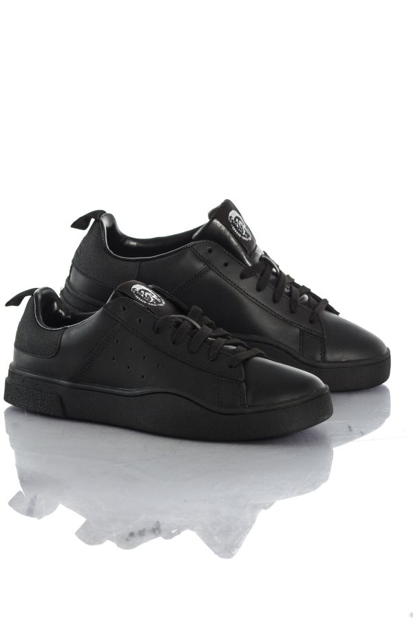 Herren Ledersneakers Diesel S-CLEVER LOW BLACK/BLACK