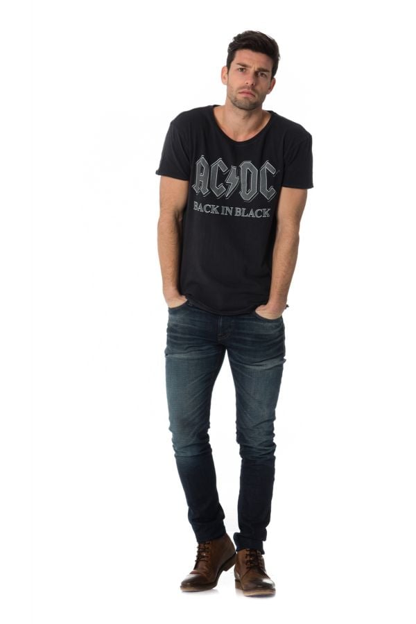 Tee Shirt Homme Gipsy 181B2T010 AC/D ANTHRACITE ACDC