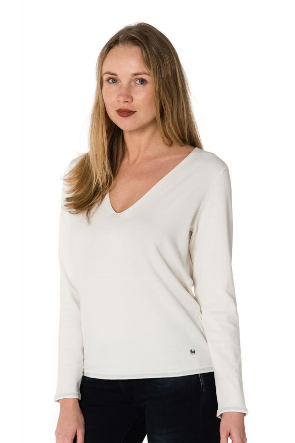Damen Pullover/sweatshirt Kaporal BAIA OFF WHITE