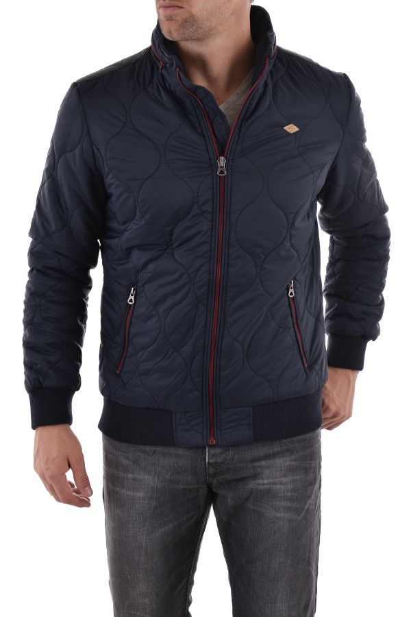 Blouson Homme Kaporal FAKI NAVY - Cuir-city.com