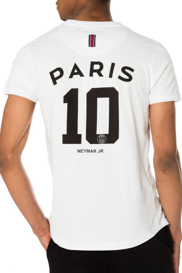 Camiseta Niño Paris Saint Germain T-SHIRT D NAHIL JUNIOR BLANC NEYMAR