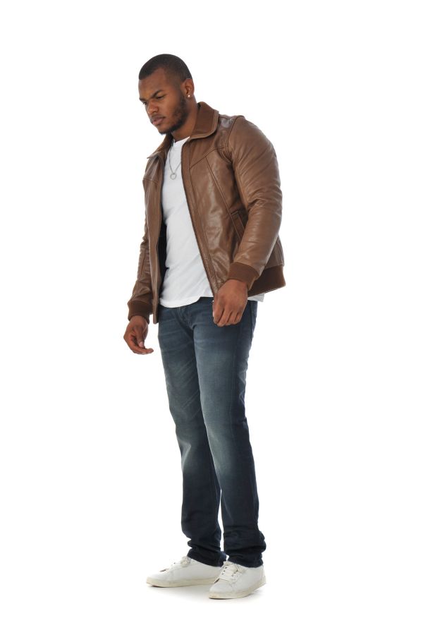 Blouson Homme Redskins FOXTER CRUISER COGNAC