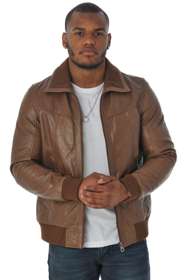 Blouson Homme Redskins FOXTER CRUISER COGNAC