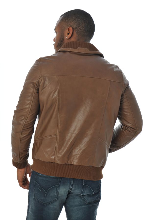 Blouson Homme Redskins FOXTER CRUISER COGNAC