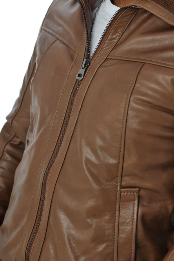 Blouson Homme Redskins FOXTER CRUISER COGNAC