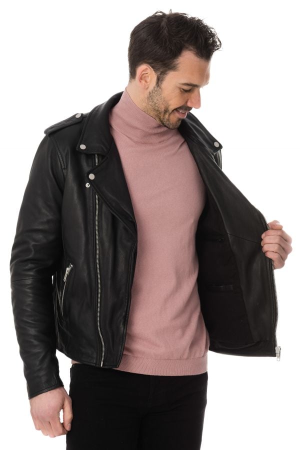 Blouson Homme Serge Pariente ROCKY AG BLACK