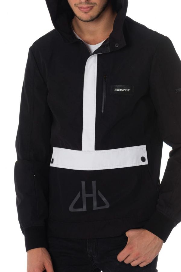 Chaqueta Hombre Horspist KANGOUROU NOIR BLANC