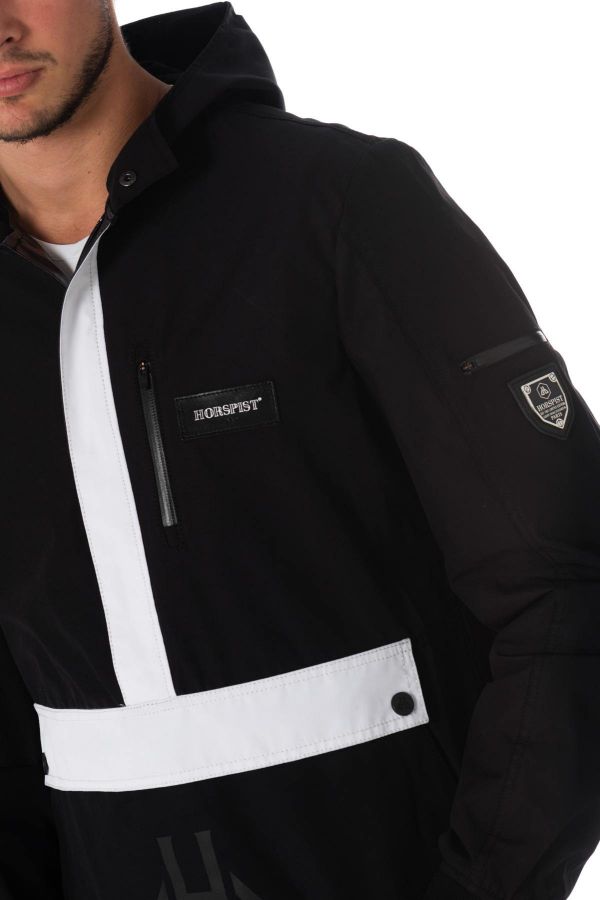 Chaqueta Hombre Horspist KANGOUROU NOIR BLANC