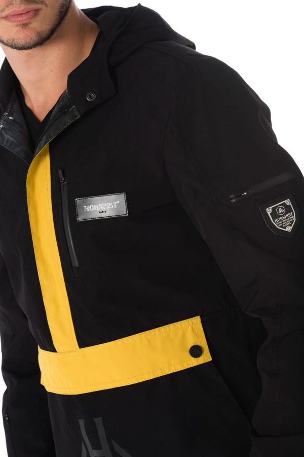 Chaqueta Hombre Horspist KANGOUROU NOIR JAUNE 