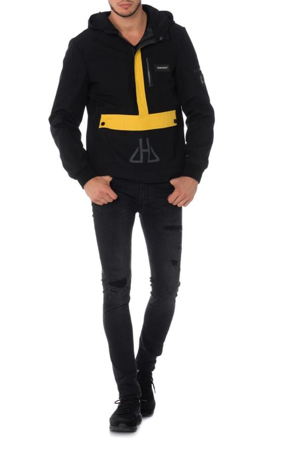 Chaqueta Hombre Horspist KANGOUROU NOIR JAUNE 