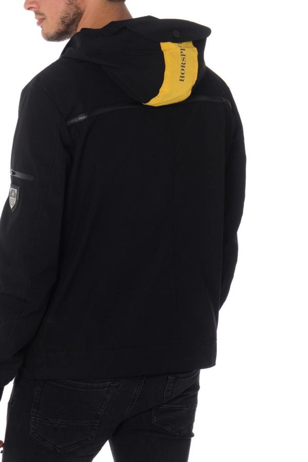 Chaqueta Hombre Horspist KANGOUROU NOIR JAUNE 