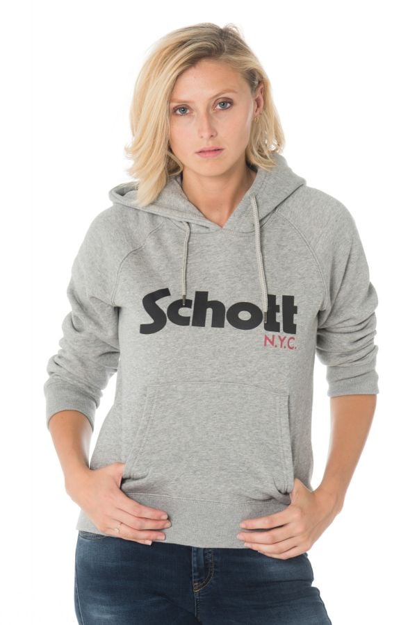 Damen Pullover/sweatshirt Schott SWGINGER2W HEAT. GREY