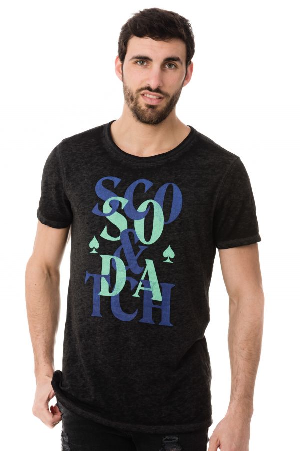 Herren T-shirt Scotch And Soda 139051 0005
