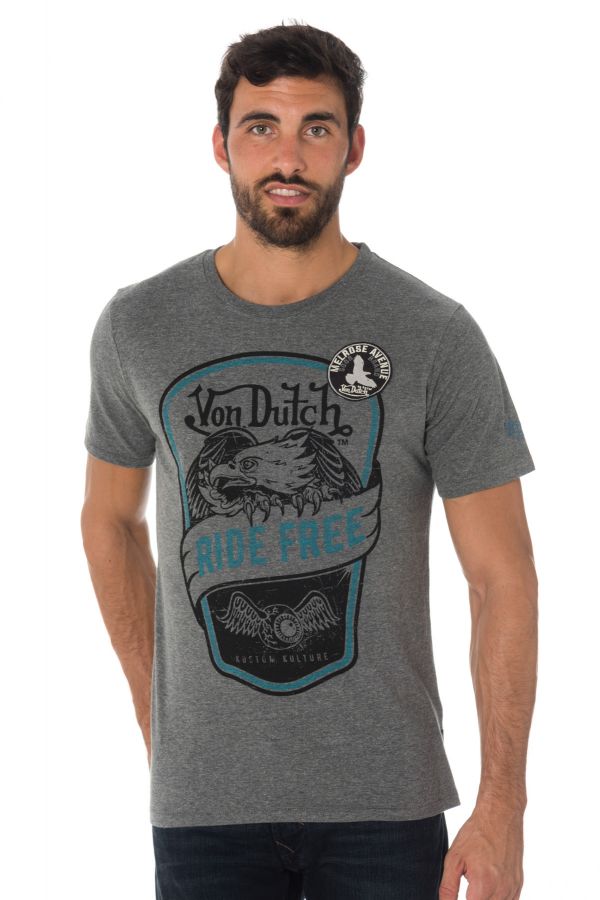 Herren T-shirt Von Dutch T SHIRT EAGLE GRF 
