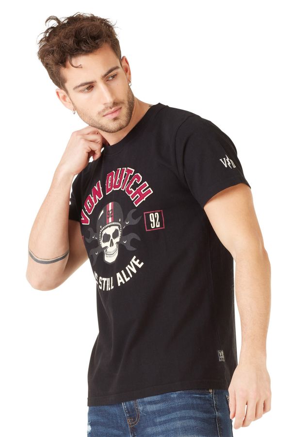 tee shirt homme tete de mort