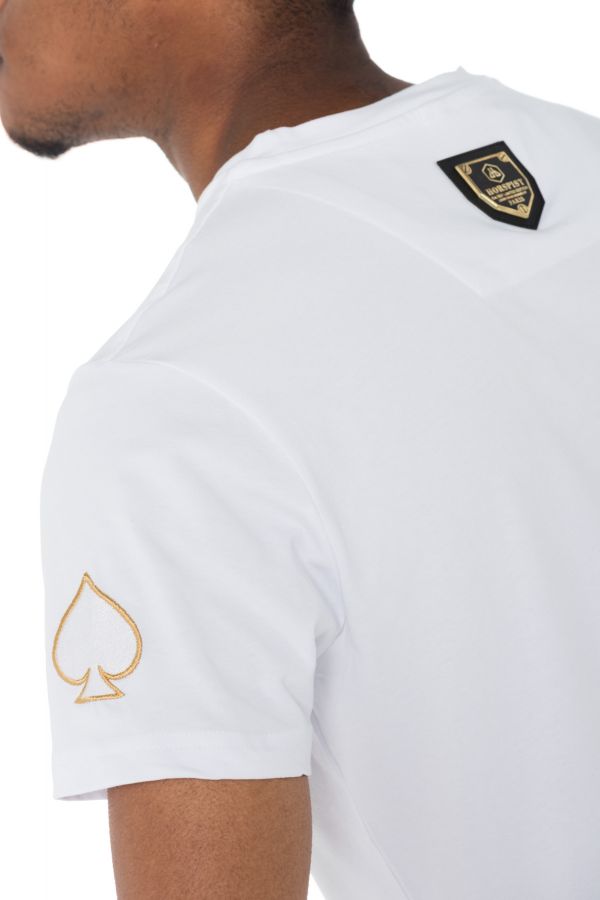 Herren T-shirt Horspist DALLAS M500 WHITE GOLD