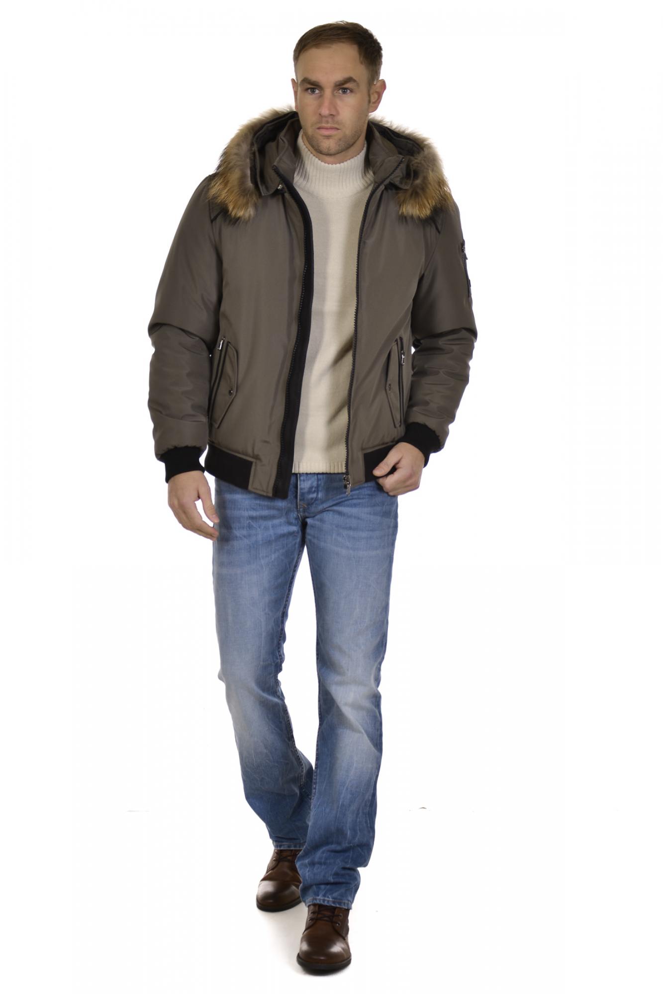 Herren Jacke Oakwood OSLO 1 KAKI CLAIR — Ansicht 2