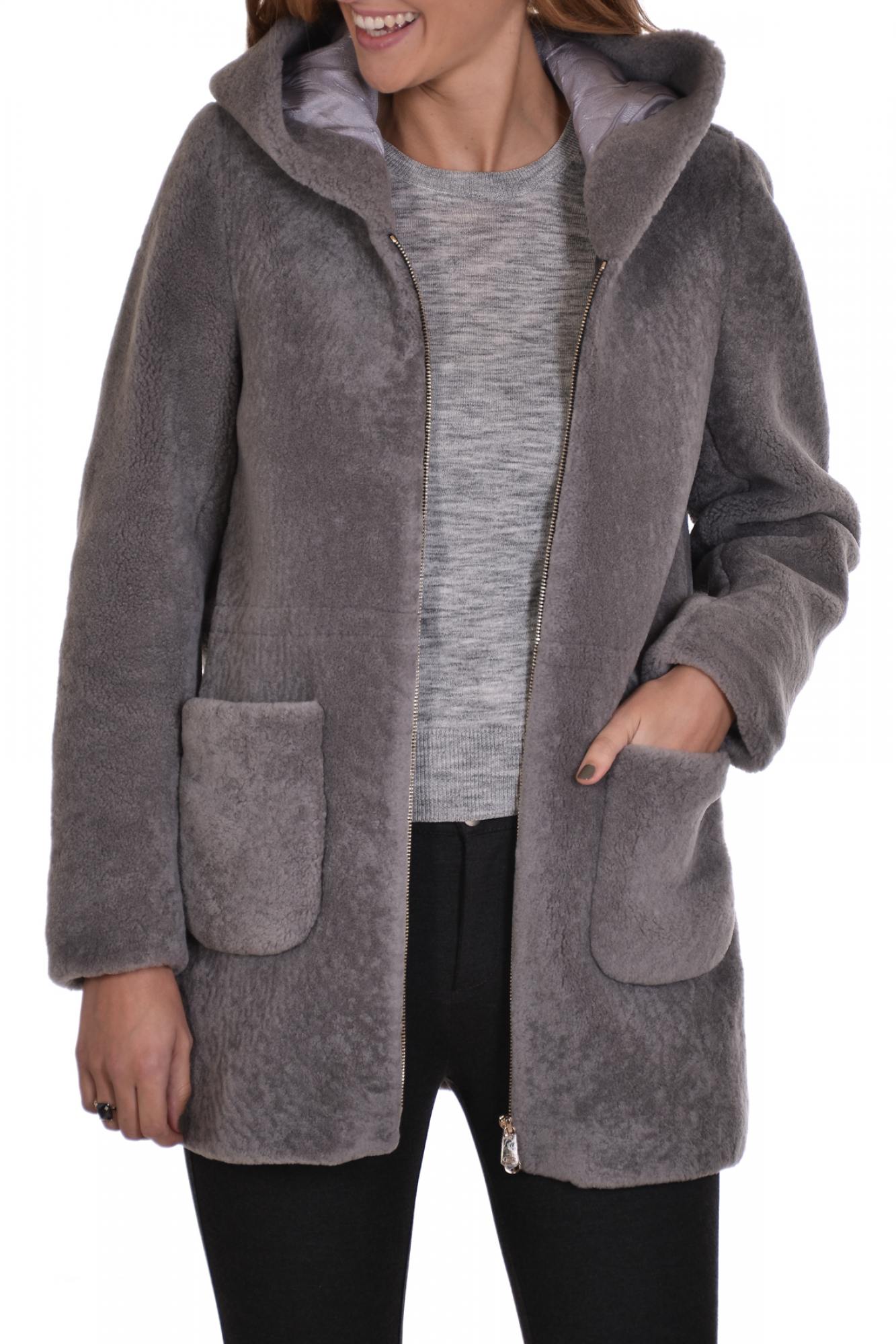 Damen Mantel Serge Pariente PHILOMENE GRIS ZZ50 — Ansicht 1