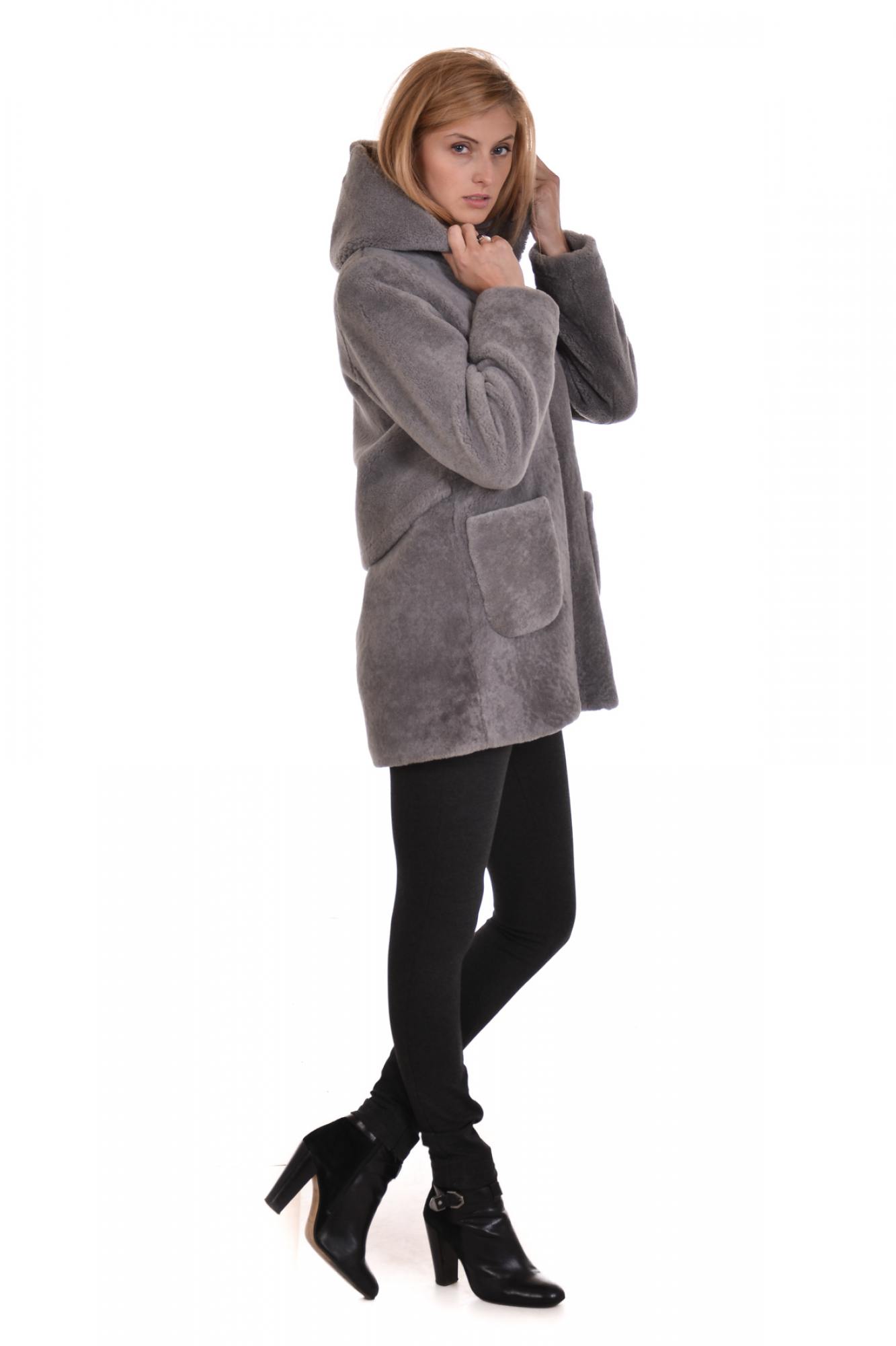 Damen Mantel Serge Pariente PHILOMENE GRIS ZZ50 — Ansicht 2