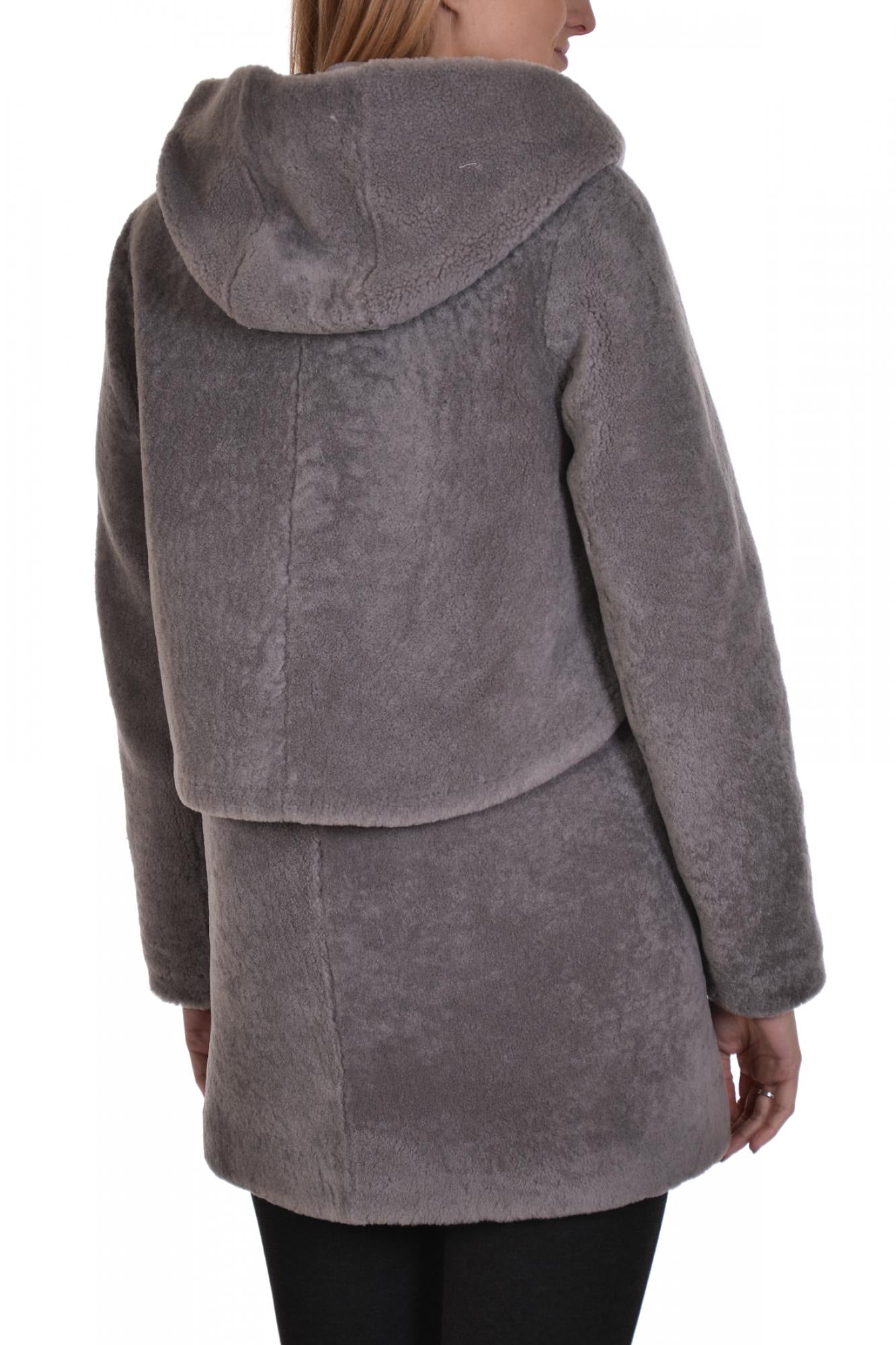 Damen Mantel Serge Pariente PHILOMENE GRIS ZZ50 — Ansicht 3
