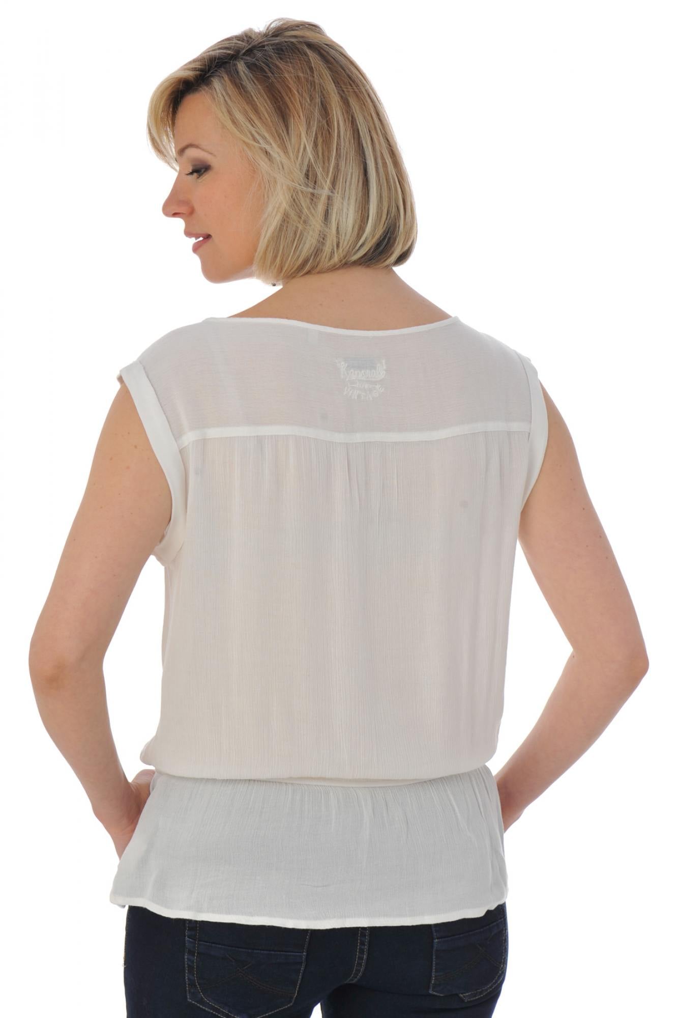 T-shirt Donna Kaporal NAHU OFF WHITE P16 — vista 3