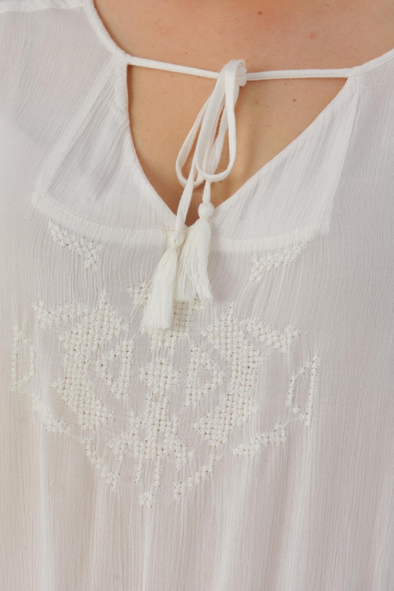 T-shirt Donna Kaporal NAHU OFF WHITE P16 — vista 4