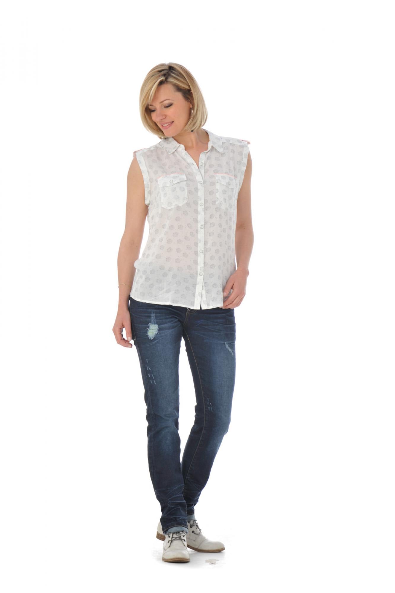 Camisa Mujeres Kaporal RUDY OFF WHITE  — vista 2