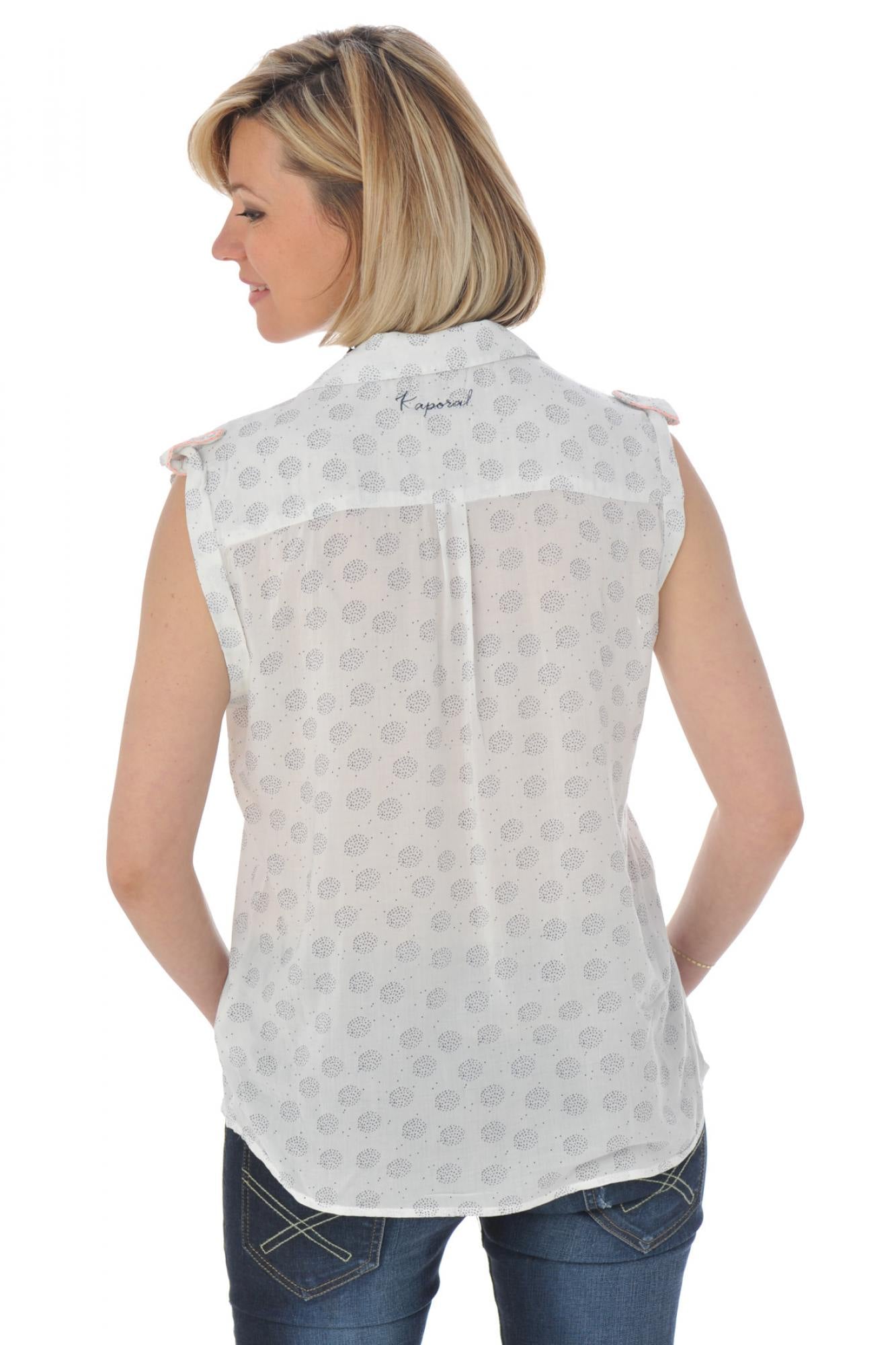 Camisa Mujeres Kaporal RUDY OFF WHITE  — vista 3