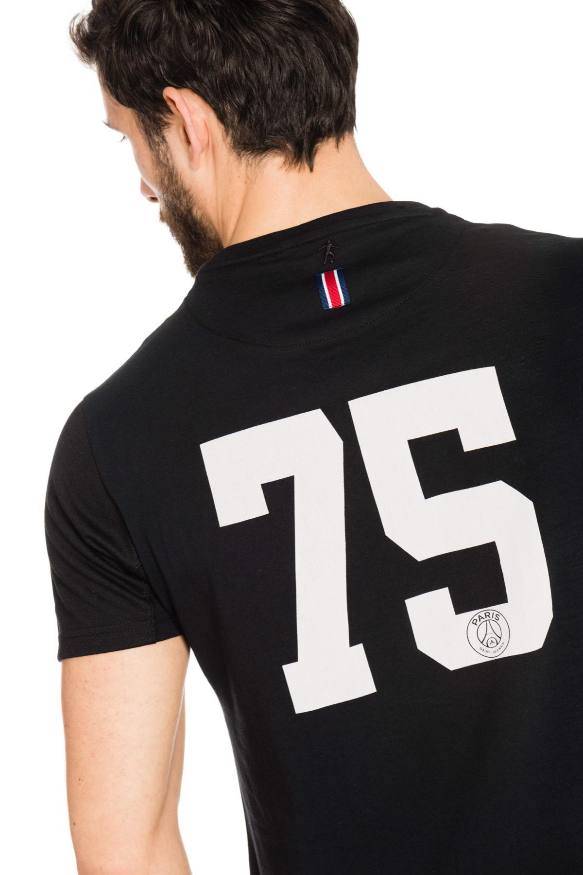 Camiseta Niño Paris Saint Germain T-SHIRT JUNIOR PARIS NOIR — vista 3