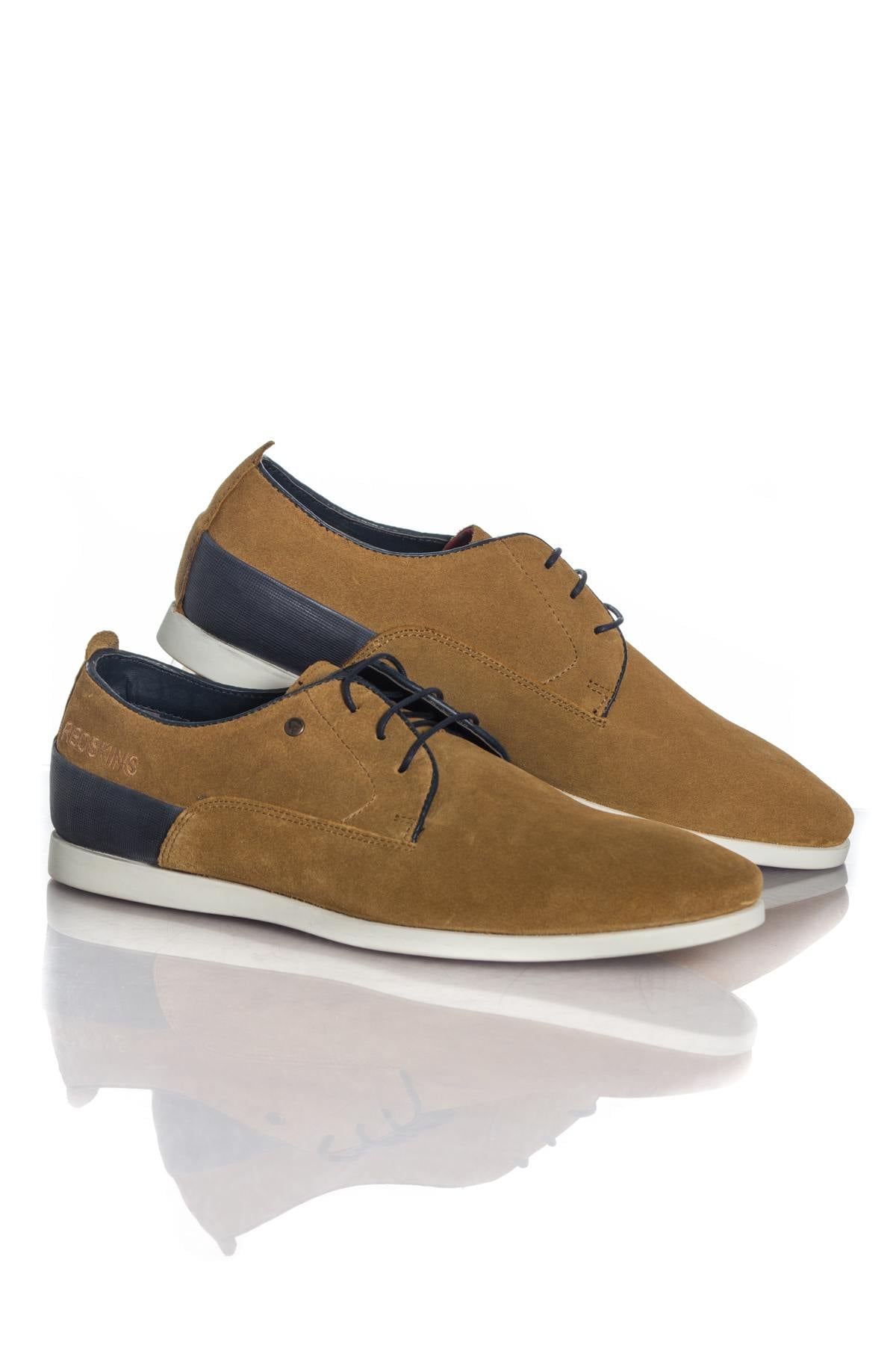 Scarpe Stringate Uomo Redskins MISTRAL COGNAC MARINE — vista 1