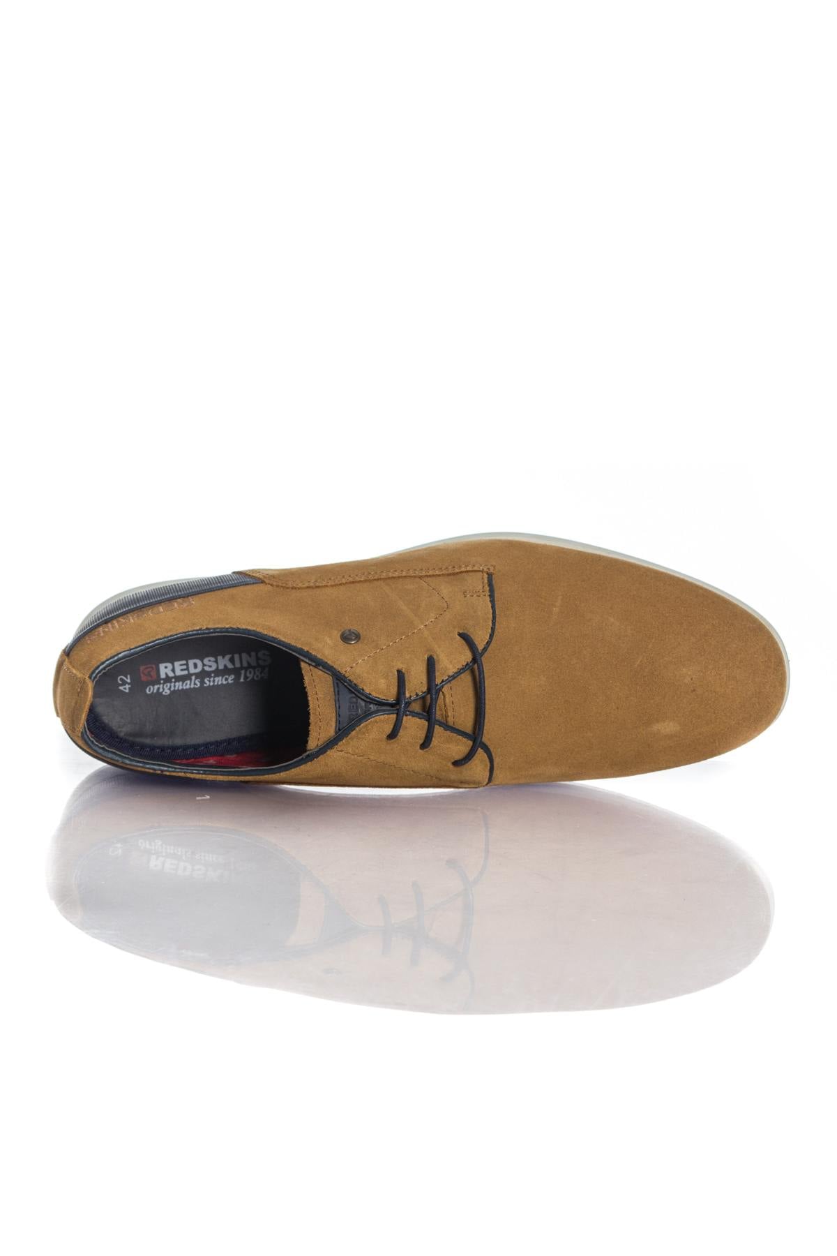 Scarpe Stringate Uomo Redskins MISTRAL COGNAC MARINE — vista 3