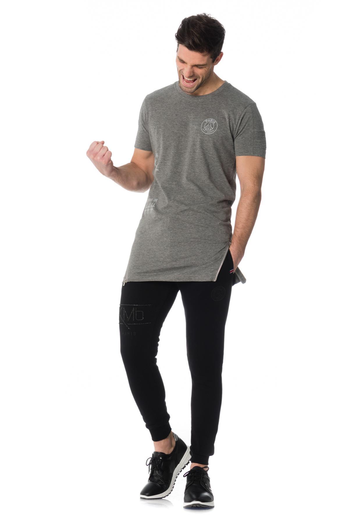 T-shirt Bambino Paris Saint Germain D JUNIOR SOUTIO GRIS — vista 5