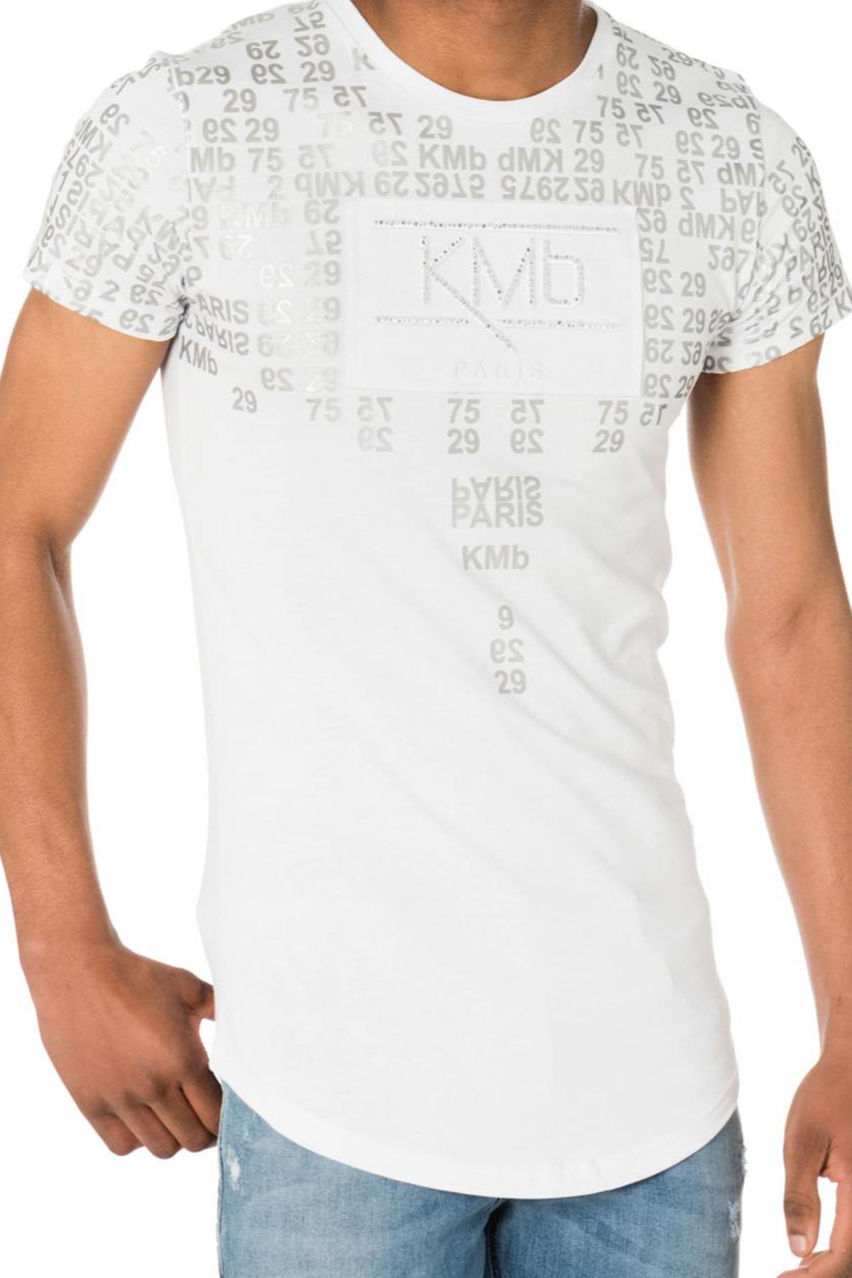 Camiseta Niño Paris Saint Germain D JUNIOR KYLIAN BLANC — vista 1