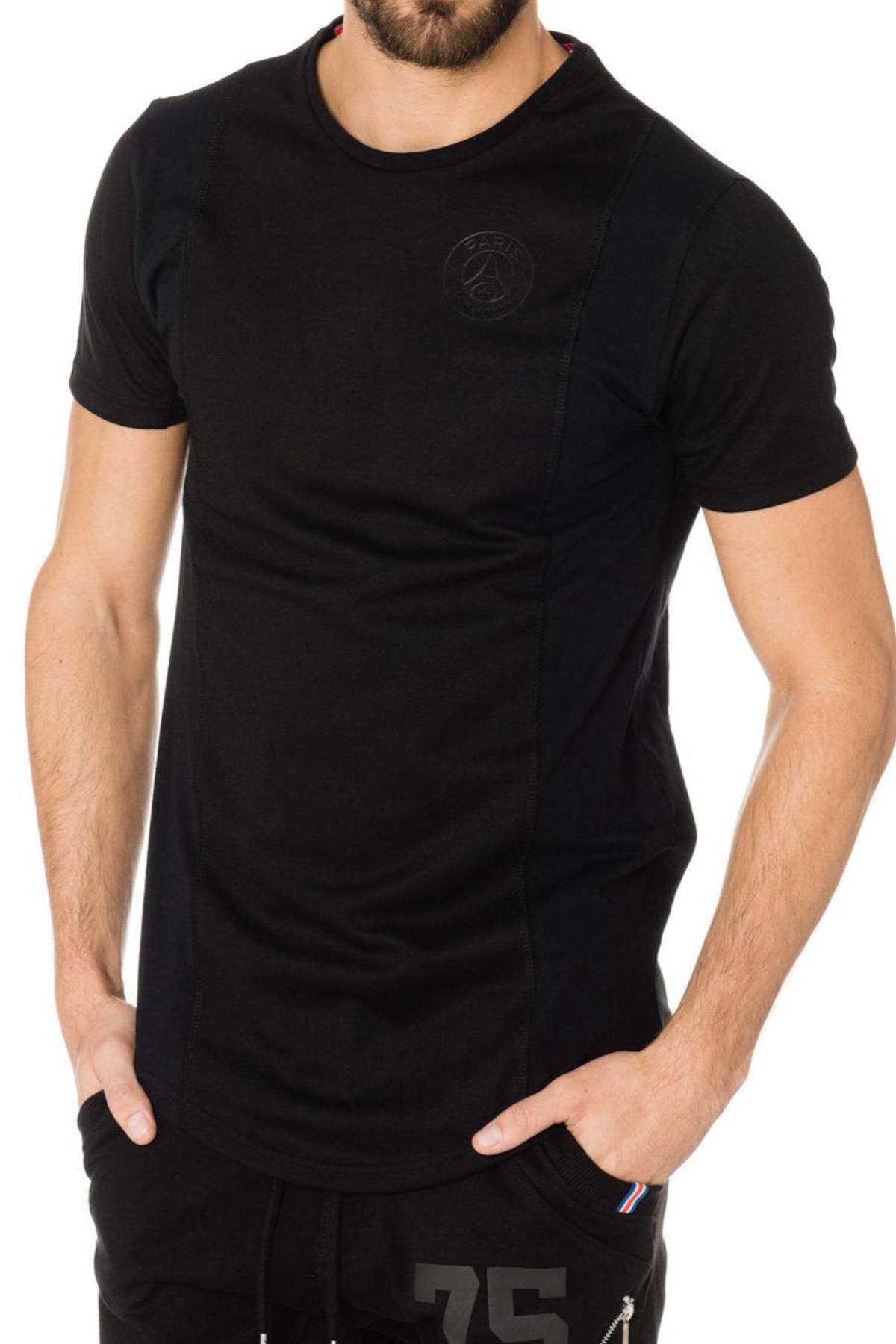 Camiseta Niño Paris Saint Germain T-SHIRT JUNIOR PARIS NOIR — vista 1