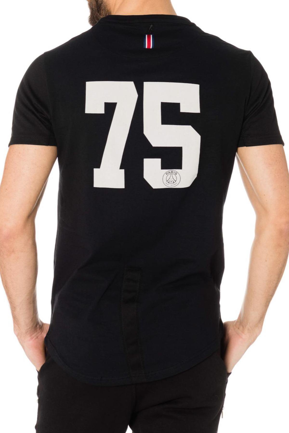 Camiseta Niño Paris Saint Germain T-SHIRT JUNIOR PARIS NOIR — vista 2
