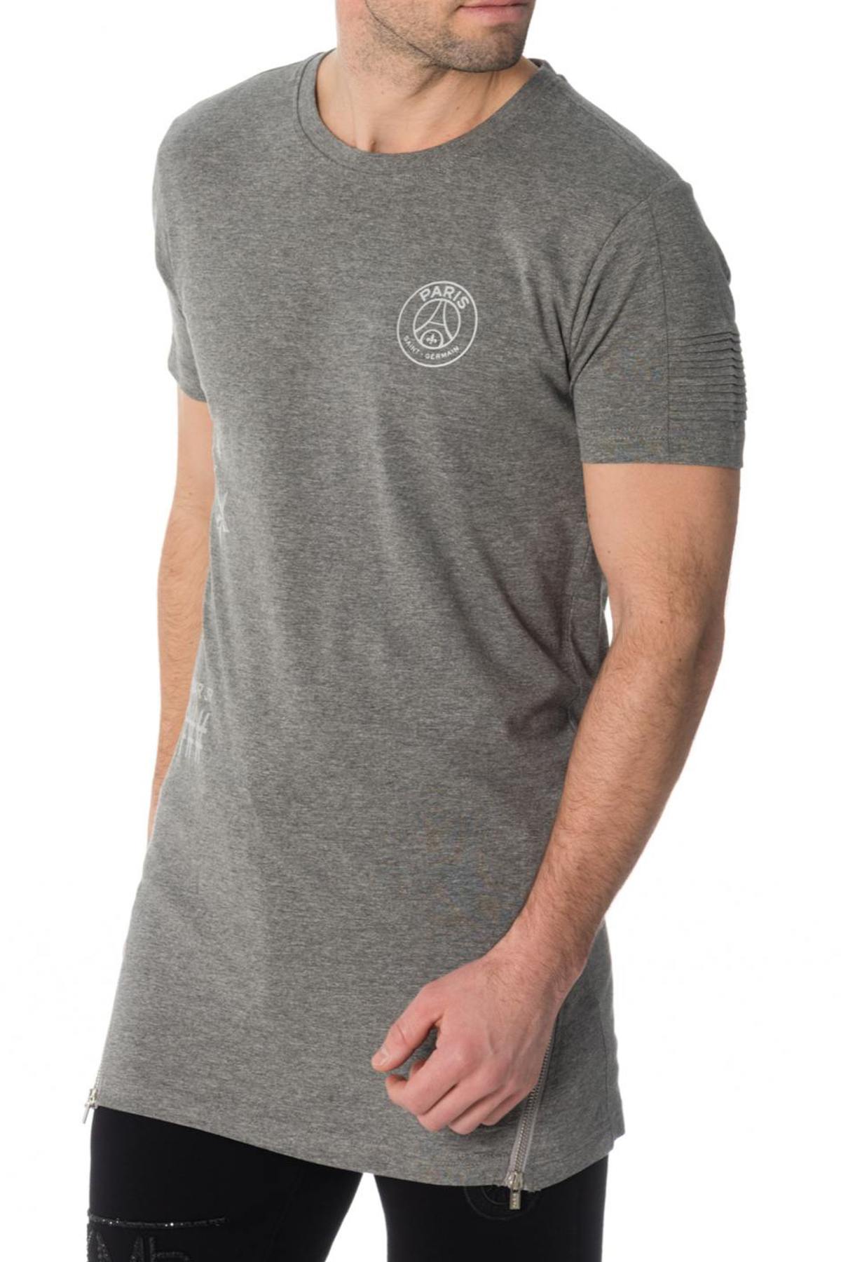 T-shirt Bambino Paris Saint Germain D JUNIOR SOUTIO GRIS — vista 1
