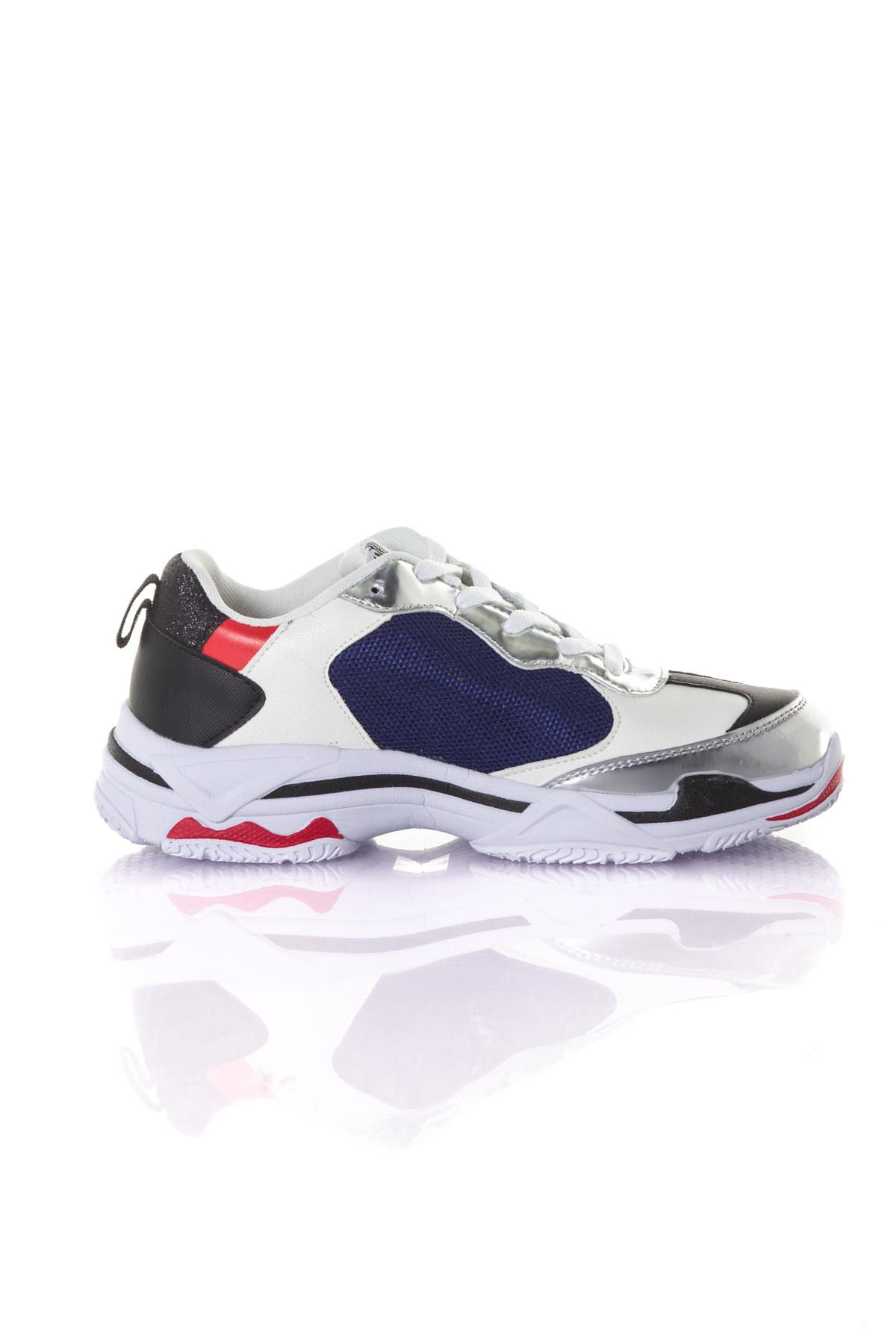 Sneakers In Tela Donna Kaporal Shoes MATEA BLEU ARGENT  — vista 2