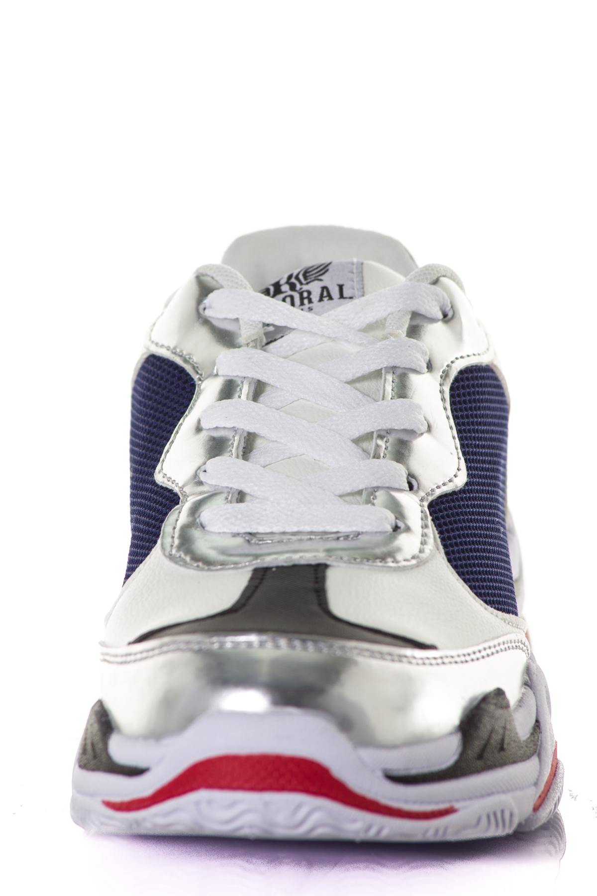 Sneakers In Tela Donna Kaporal Shoes MATEA BLEU ARGENT  — vista 5