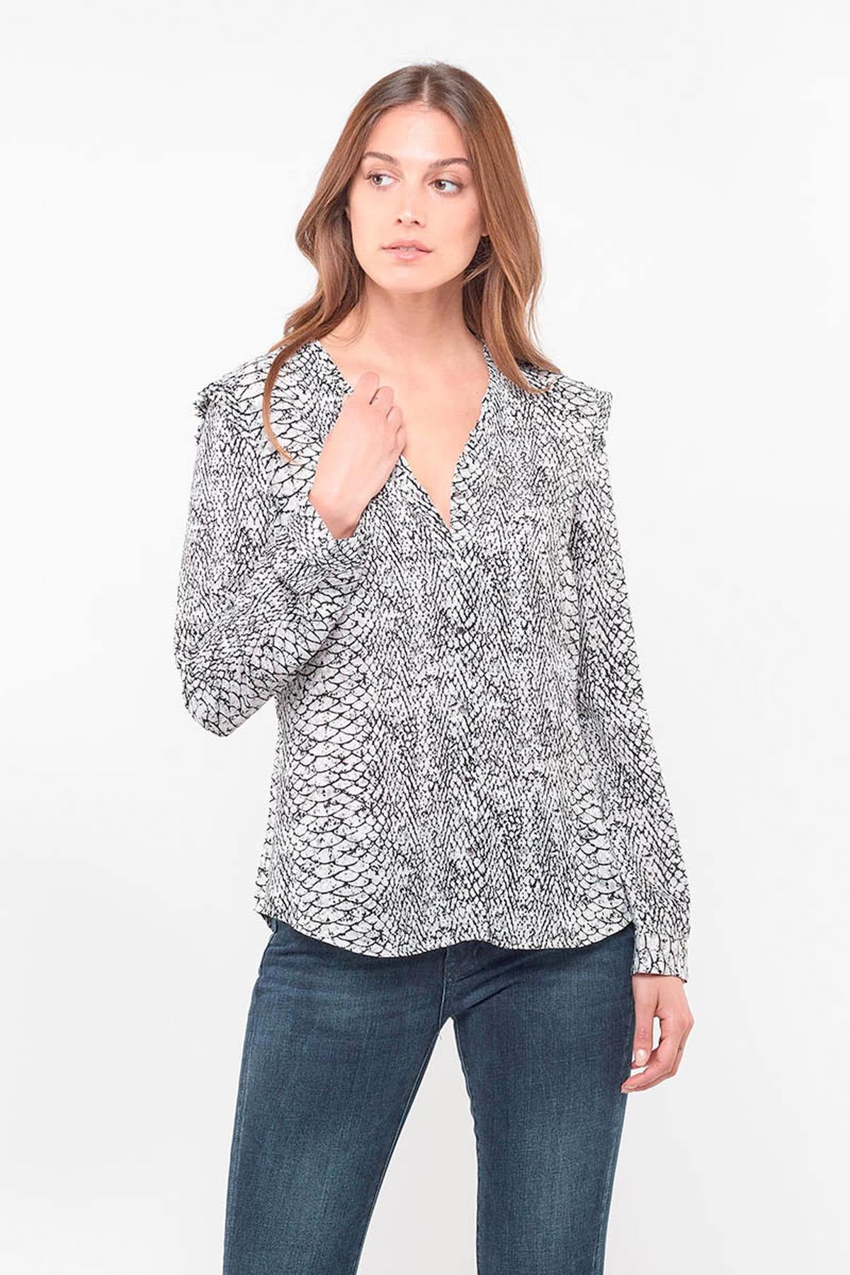 Camicia Donna Le Temps Des Cerises CHE WESTY ECRU — vista 1