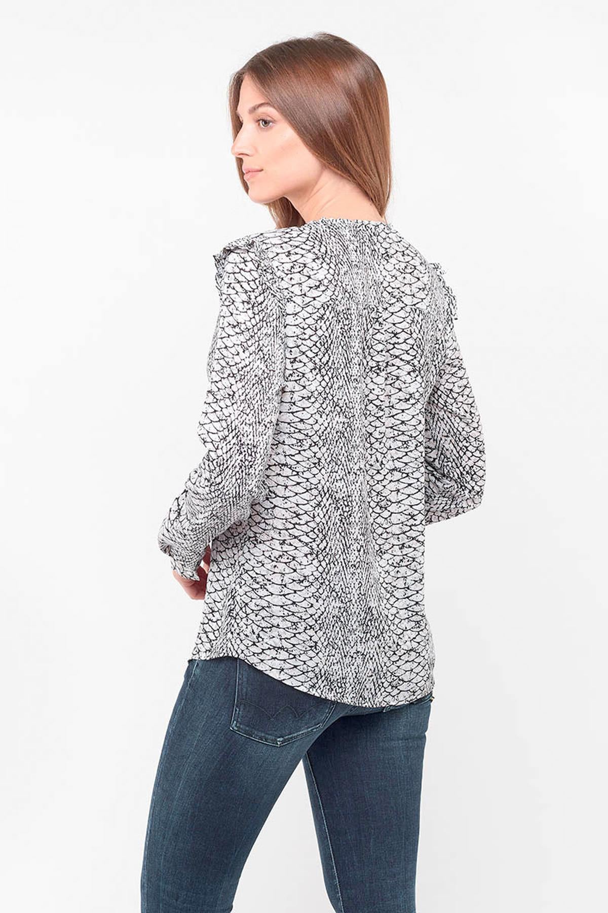Camicia Donna Le Temps Des Cerises CHE WESTY ECRU — vista 3