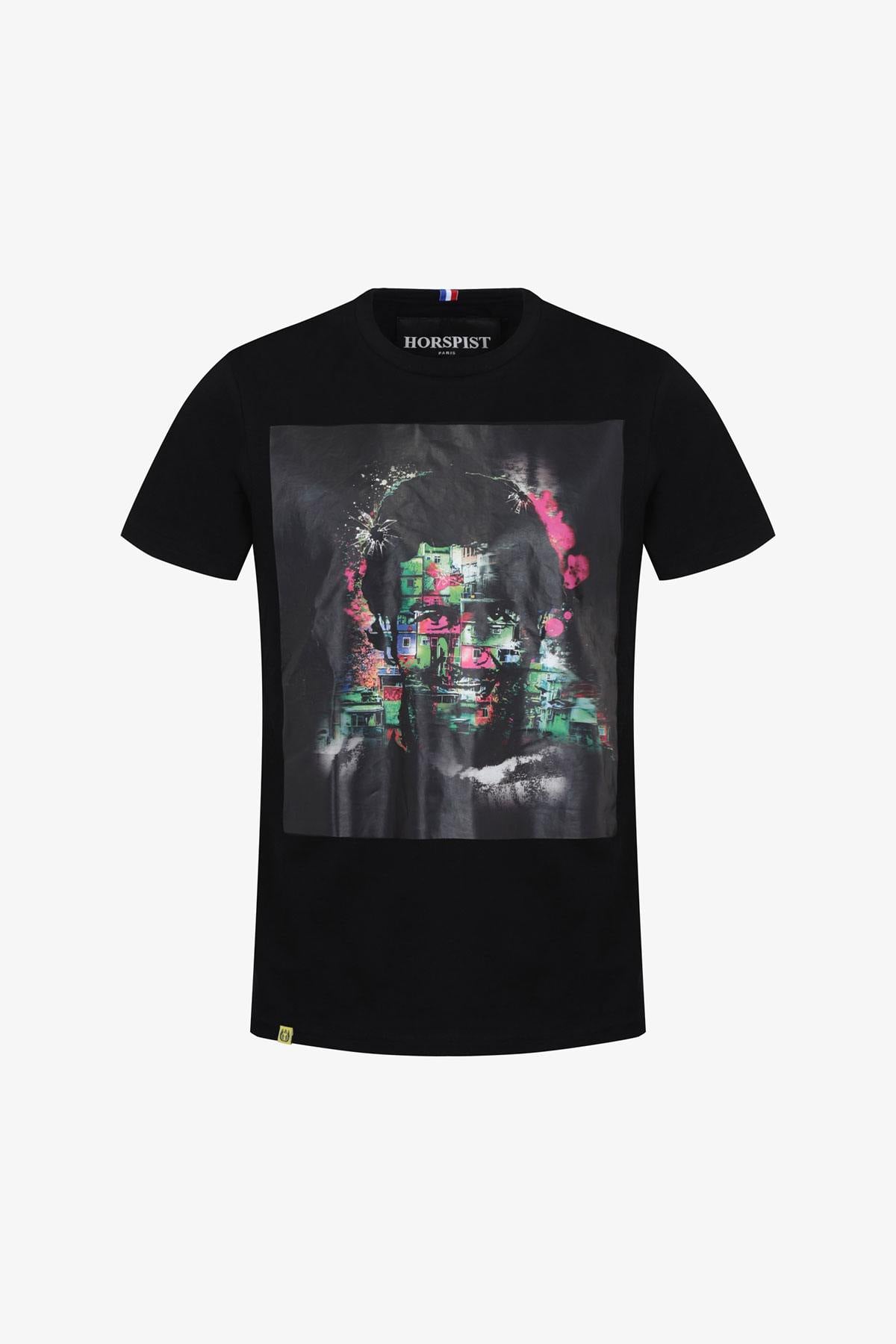 Tee Shirt Homme Horspist PABLO BLACK — vue 6