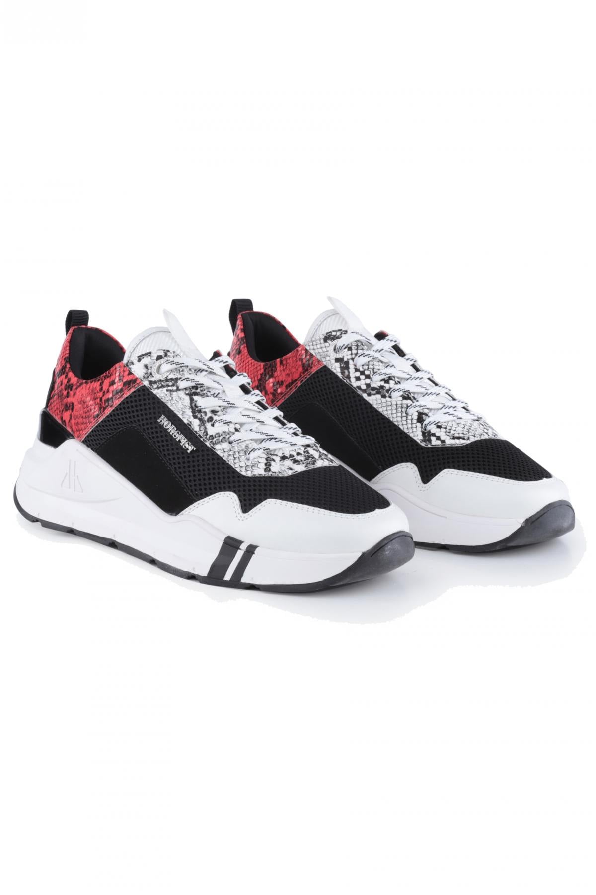 Baskets En Cuir Homme Horspist CONCORDE PYTHON MULTICO — vue 1