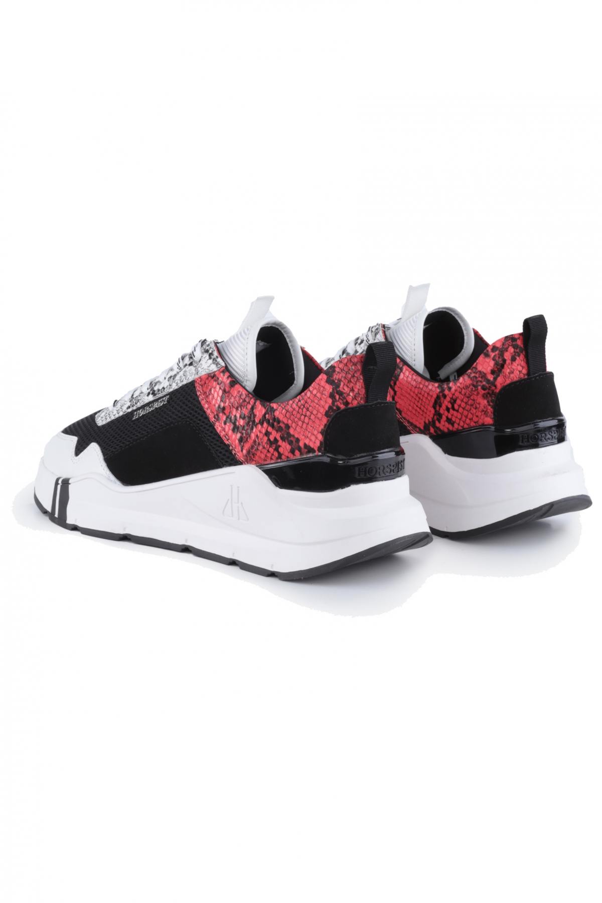 Baskets En Cuir Homme Horspist CONCORDE PYTHON MULTICO — vue 3