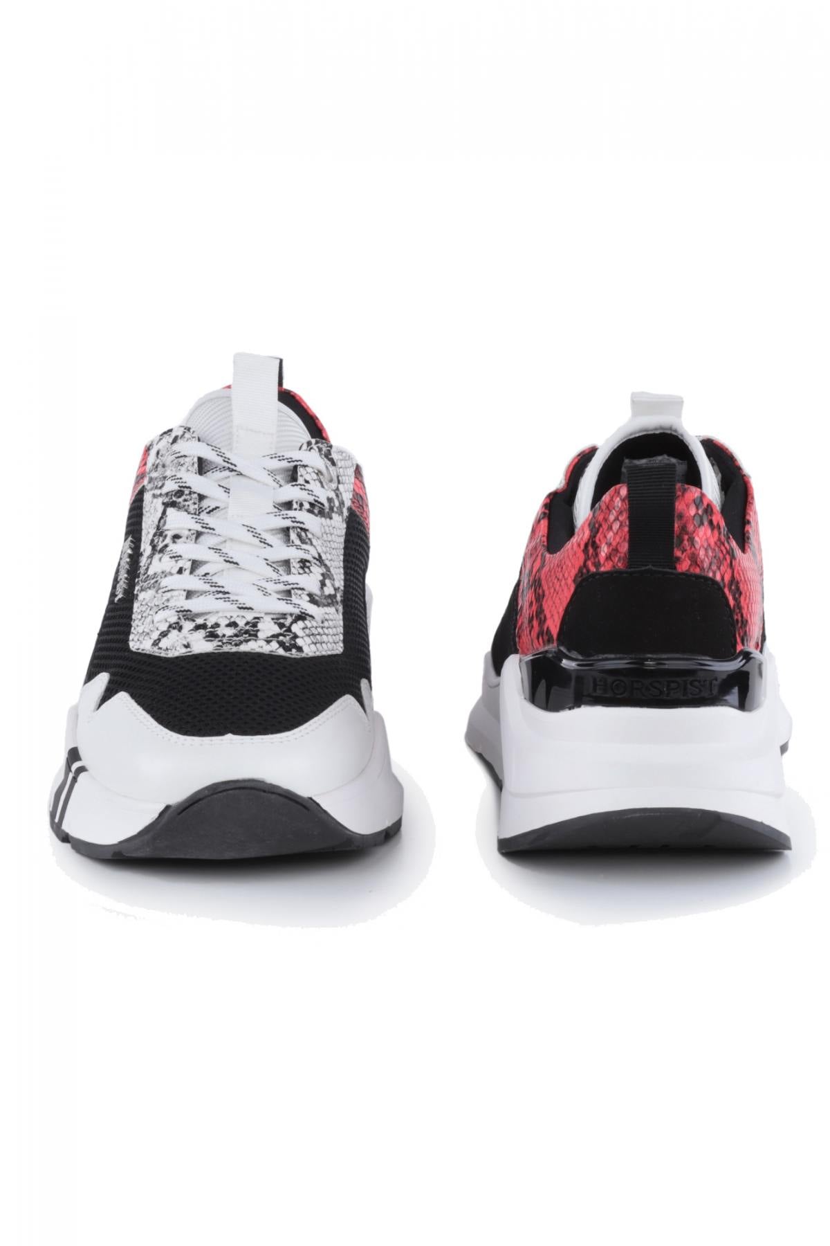 Baskets En Cuir Homme Horspist CONCORDE PYTHON MULTICO — vue 4